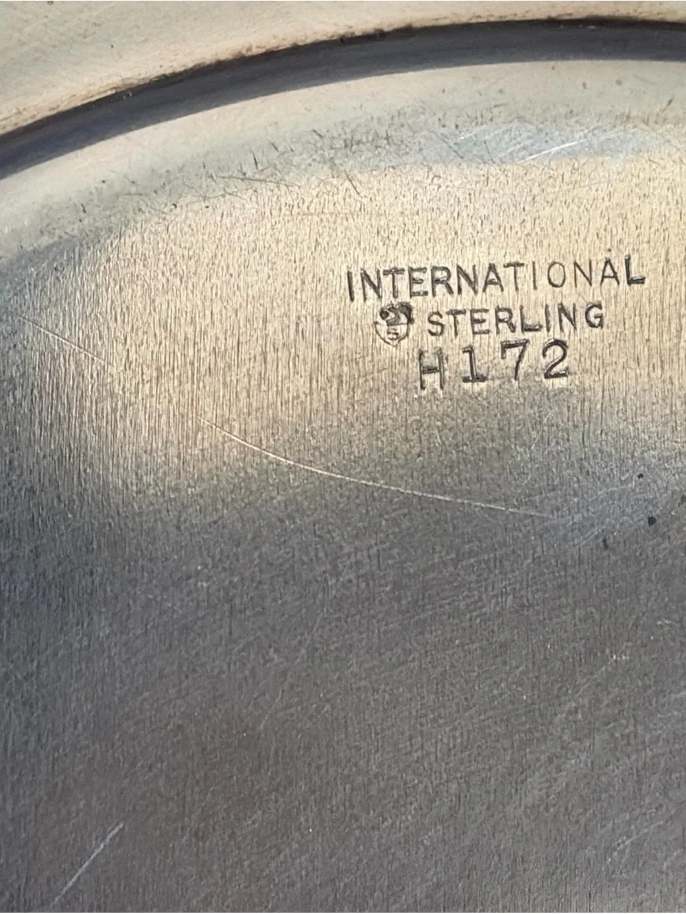 VTG International Silver Co 13.5” Sterling Silver Tray #H172